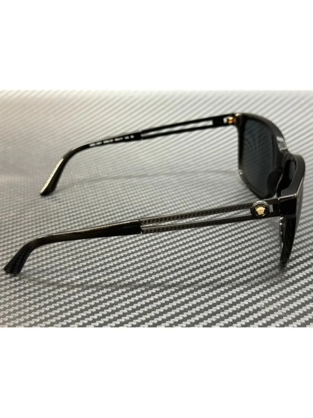 New Versace Men Black Sunglasses 58-17-145